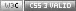 W3C CSS Valid